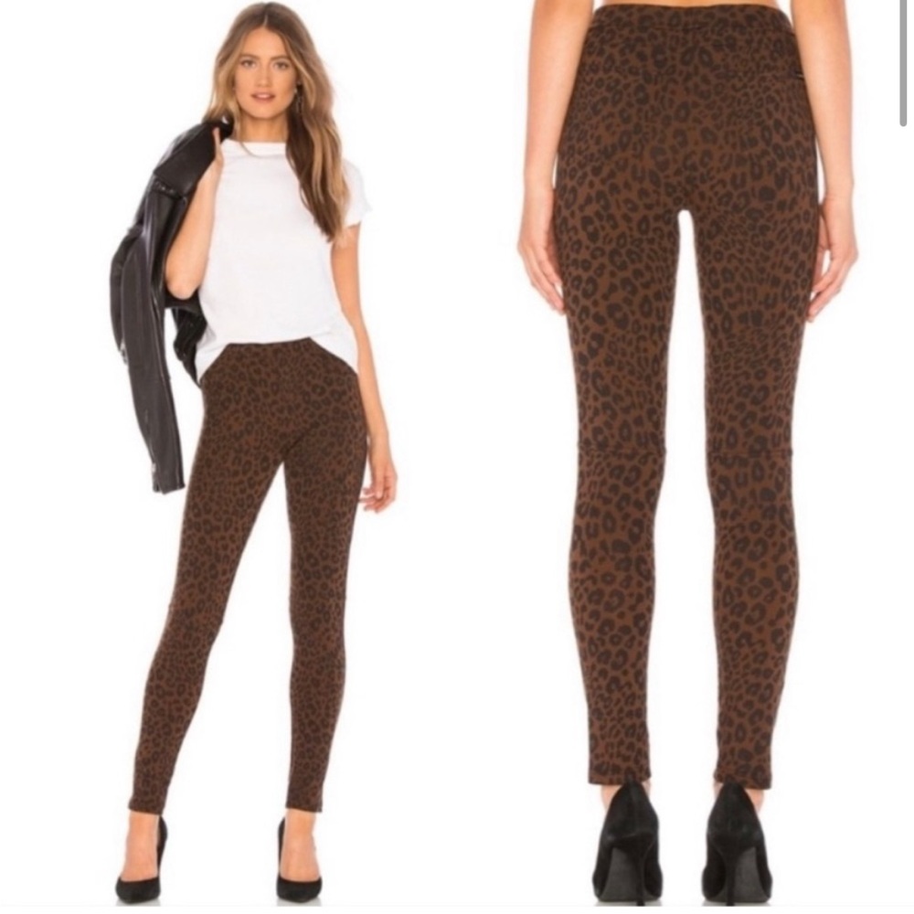 Sanctuary Anthropologie Womens Pants Brown Leopard Grease Leggings